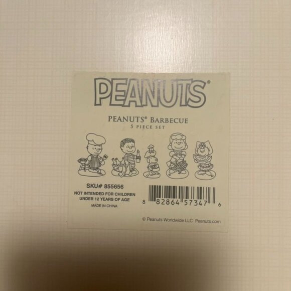 Lenox Peanuts Barbecue 5-Piece Sculptural Tableau NWB COA - Picture 3 of 4